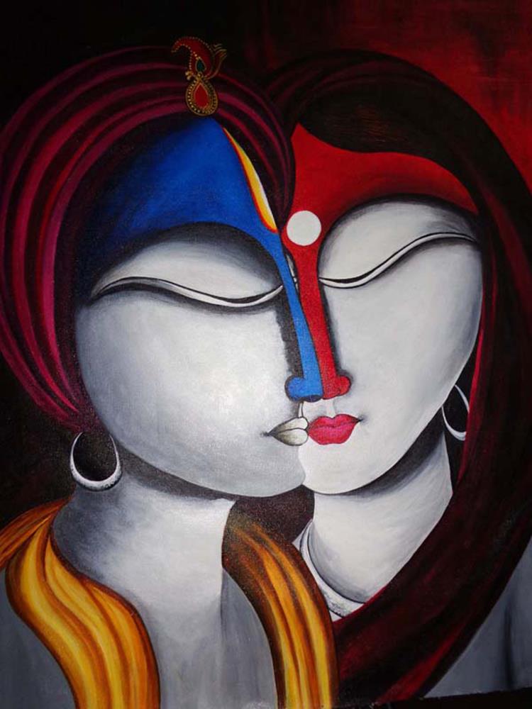 Krishna Radha Spiritual Love
